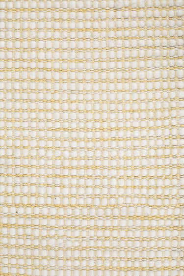 Freya Scandi Yellow & White Flatweave Wool Rug